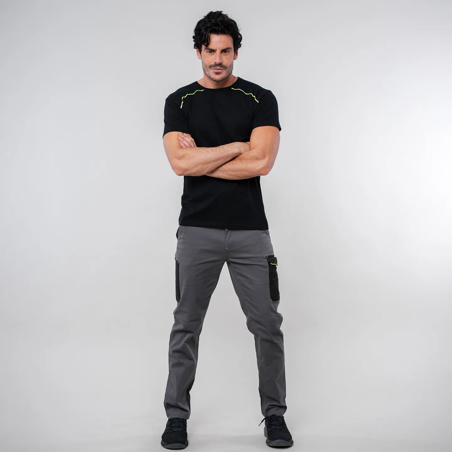 Pantalone Zurigo Bicolor indossato