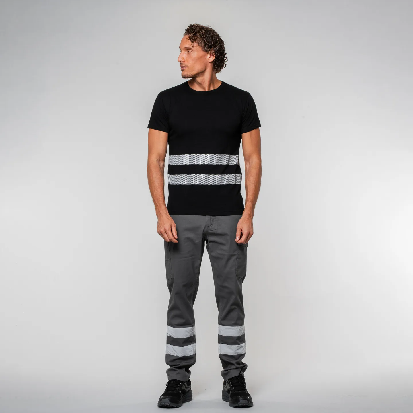 Pantalone Zurigo Reflecting indossato