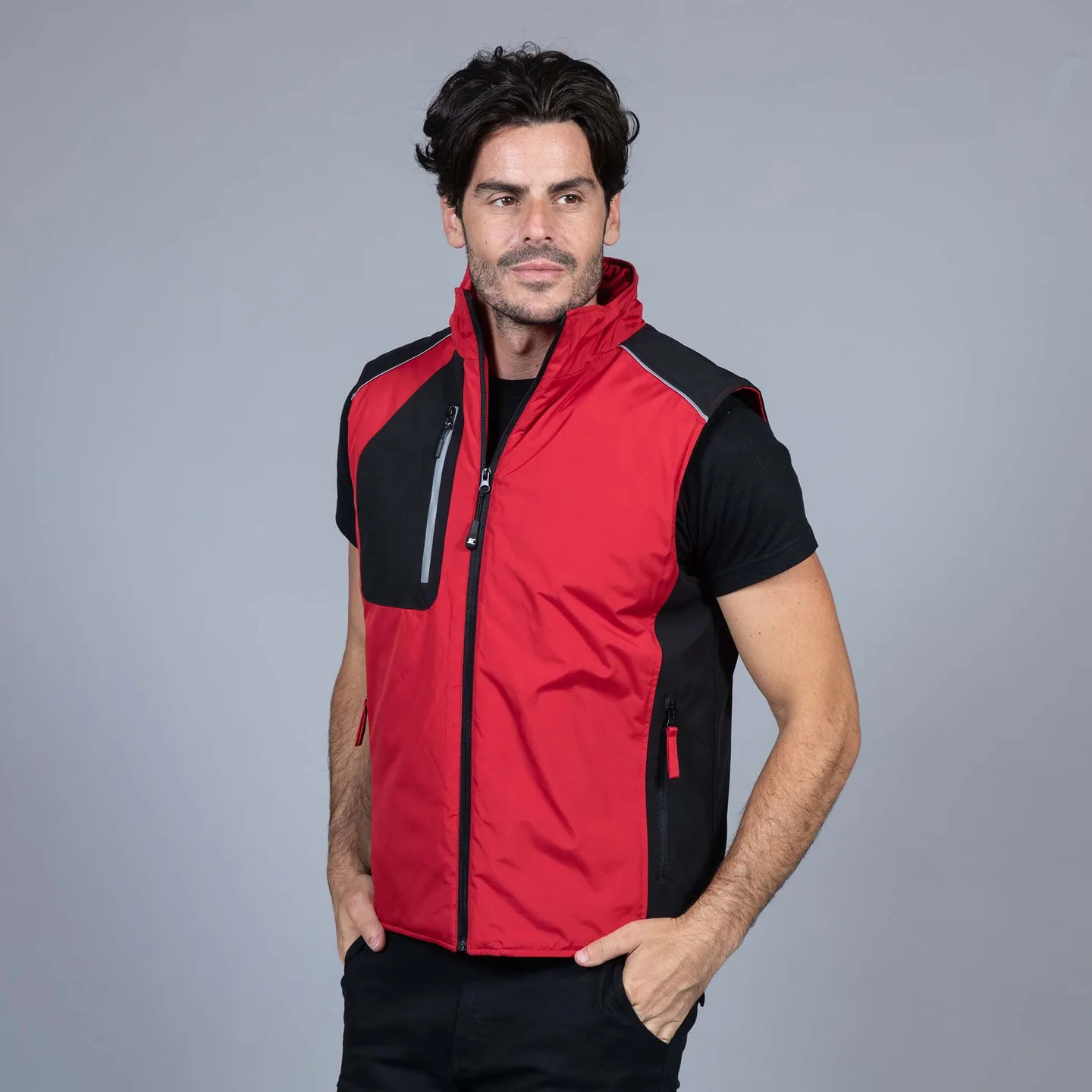 Gilet Rotterdam indossato