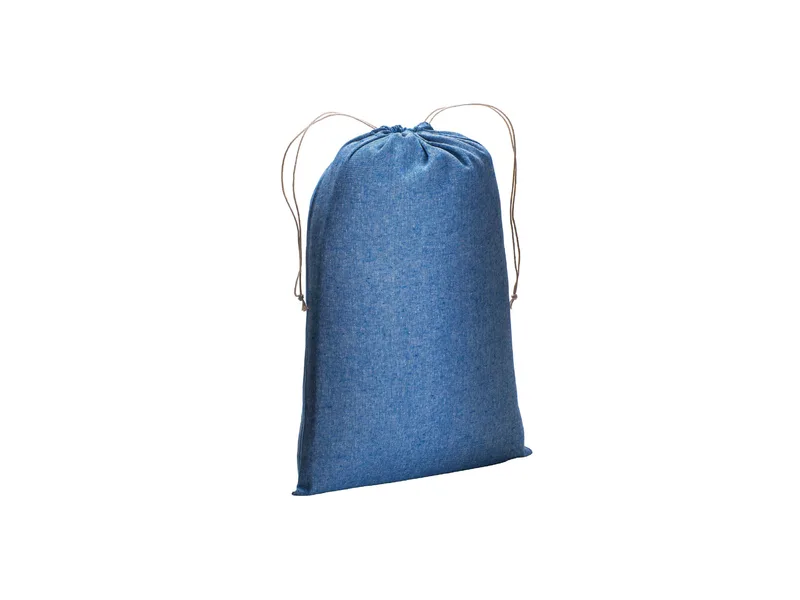 Sacchetto regalo in cotone riciclato 150g/m2, 30 x 45 cm royal